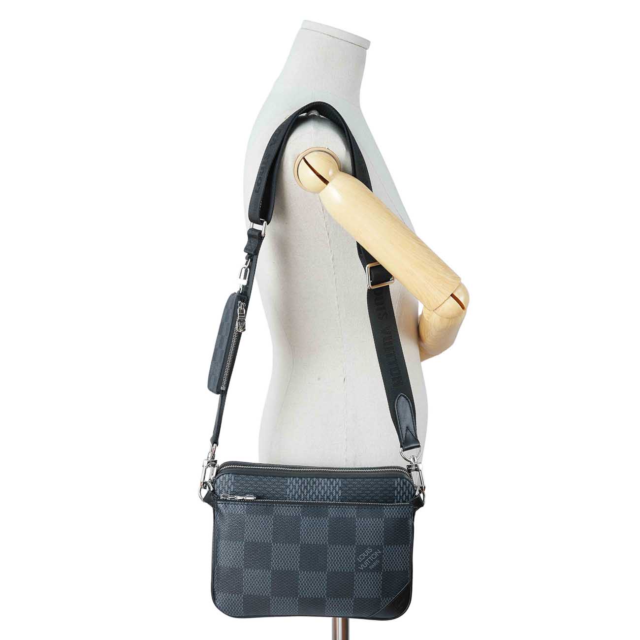LOUIS VUITTON(USED)루이비통 N50017 다미에 그라피트 트리오 메신저백